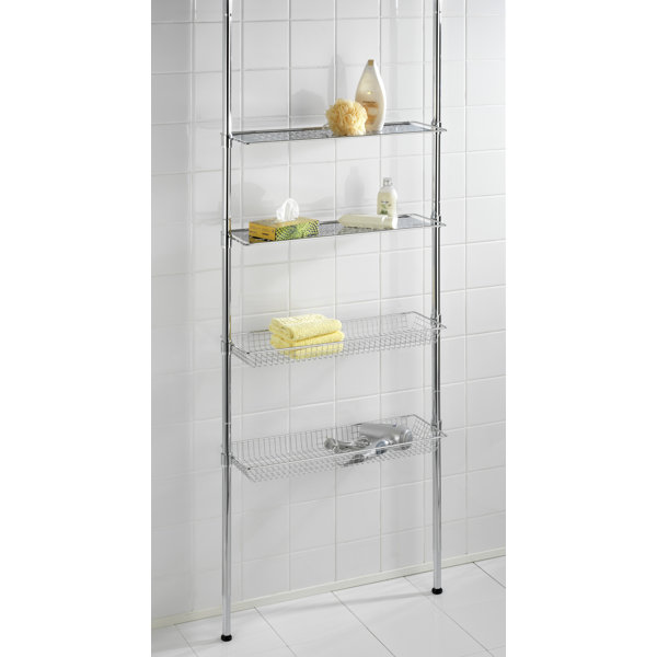Wenko Metal Freestanding Bathroom Shelves & Reviews Wayfair.co.uk